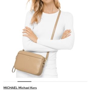 Jet Set Charm East West Leather Camera Crossbody